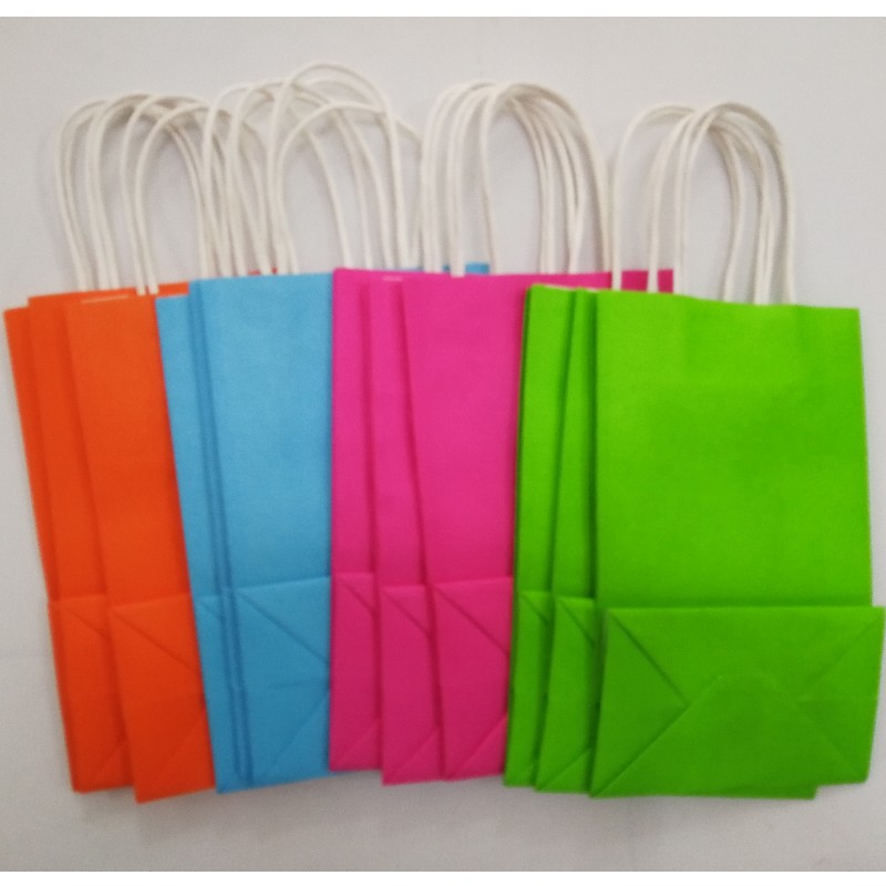 Pruun Kraft Paper Carrier Bag Recycle Käekotid